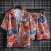 Men's Floral Short-Sleeve Shirt Set - Casual Hawaiian Beachwear for Couples