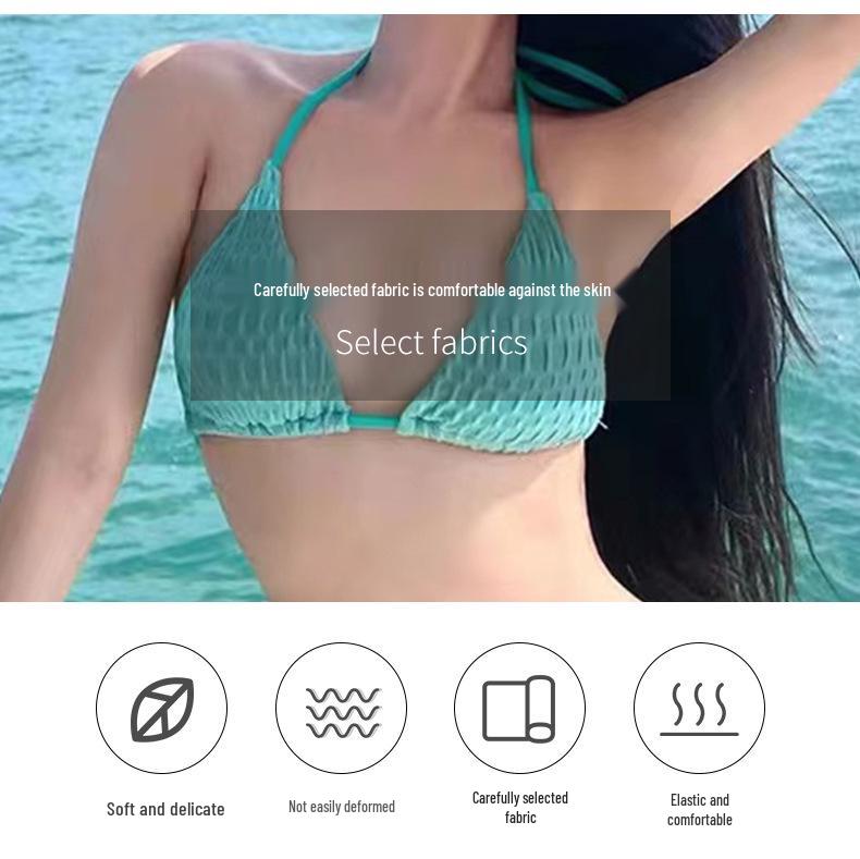 Sexy Bikini im koreanischen Stil: Zweiteiliger Badeanzug für kleine Oberweite, Pure Desire Strand- & Thermalbad-Outfit