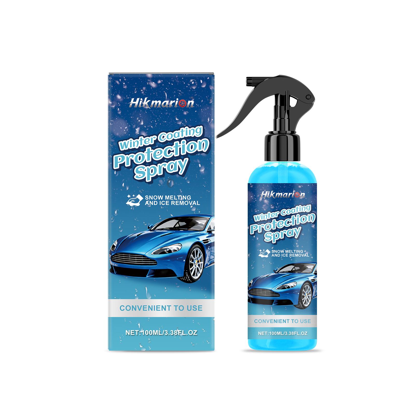 Car Emergency Snow & Ice Remover Spray - Quick De-Icing for Winter Windows, Multi-Material Friendly, Safe Driving