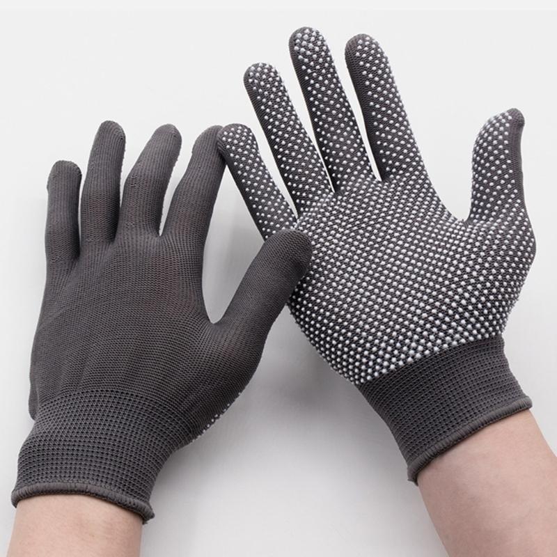 12pair Professional Work Gloves Elastics Lining Men Women Breathable Mittens for Men and Women