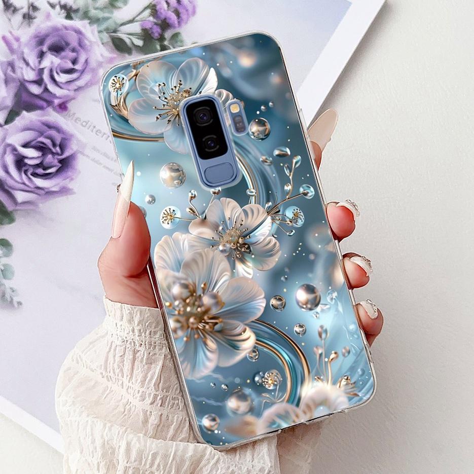 For Samsung Galaxy S9 Case SM-G960F Cute Cat Painted Cover Soft Slim Phone Case For Samsung S9 Plus S 9 Galaxy S9+ SM-G965F Bags