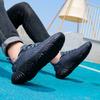 Spring Summer New Men's Shoes Lightweight Knitted Casual Socks Shoes Mid High Top Running Fitness Couple Shoes Fashionable Men's