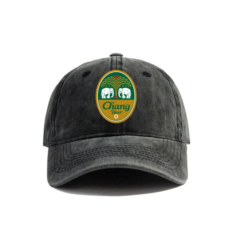 Cappellino da Baseball Chang Beer Cappelli Usurati Cappellino Unisex Retro Estivo Regolabile Cappello Bevanda Thailandese Chang Beer MZ-591