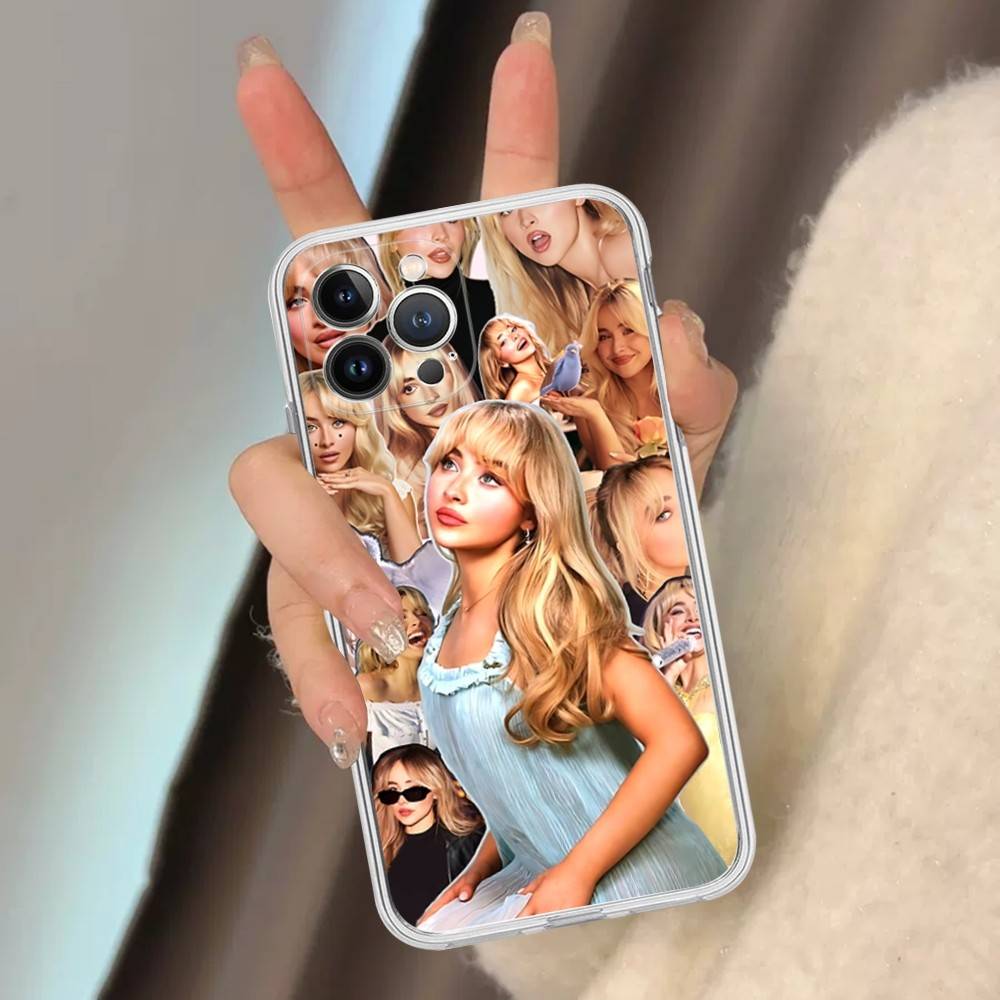 Custodia per telefono Singer S-Sabrina C-Carpenter Adatta per iPhone 16 15 Promax iPhone 14 11 12 High End 13 Pro Silicone