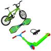 Mini Finger Skateboard Set Home Decor Fun Party Favors Alloy Fingertip Movement Bike Scooter Educational Toy Lightweight Desktop