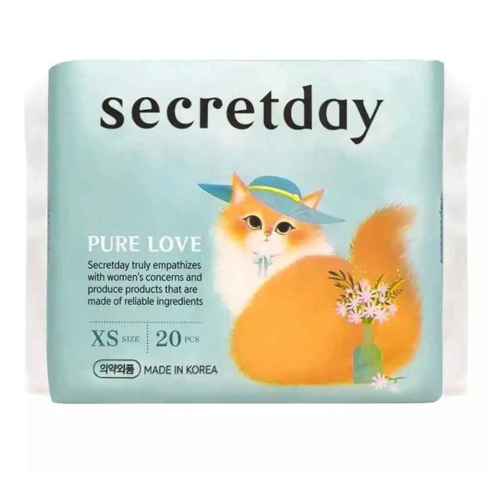 

SECRETDAY PURE LOVE Ежедневные хлопковые прокладки XS 20шт