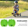 1 Pair Kids Bicycle Replacement Pedal Child Tricycle Non-slip Pedal Baby Stroller Colorful Plastic Pedal Bike Accessories