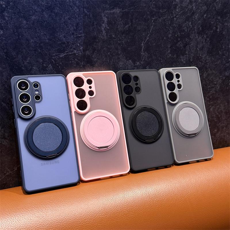 360 Rotating Bracket Magnetic For Magsafe Case For Samsung Galaxy S26 S25 S24 S23 FE Plus Ultra A37 A57 A56 A35 A55 A54 5G Cover