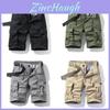 Summer Cargo Shorts For Men With Multiple Pockets And Cotton Fabric For Casual Urban Wear