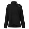 Women's Irregular High Neck Plush Casual Sweatshirt Zipper Loose Top