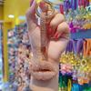 Jewelry Keychain With Czech Rhinestones Lip Design For Couples And Gift Giving