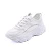 Fashion Spring Summer Breathable Casual Sports Shoes Women's Flat Sole Thick Sole INS Trendy 2025 New Style Rubber Face Shoes From China
