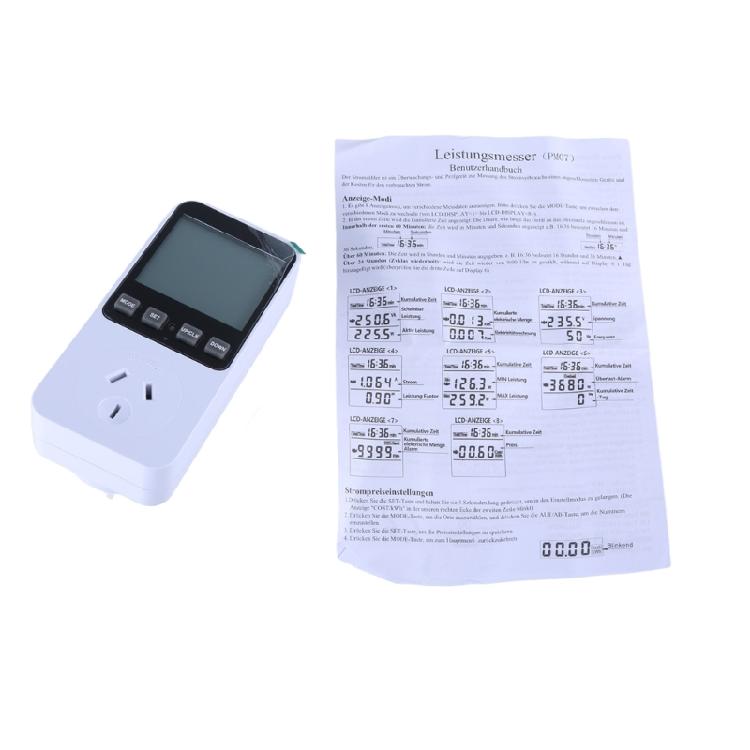 Watt Meter Power Meter Plugs Electricity Usage Monitors for Home, Energy Monitors Kilowatt Meter Socket Outlet