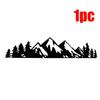 Samolepky exteriéru auta Forest Snow Mountain Styling Personalizované samolepky Auto módní dekorace Samolepky Dekorativní doplňky
