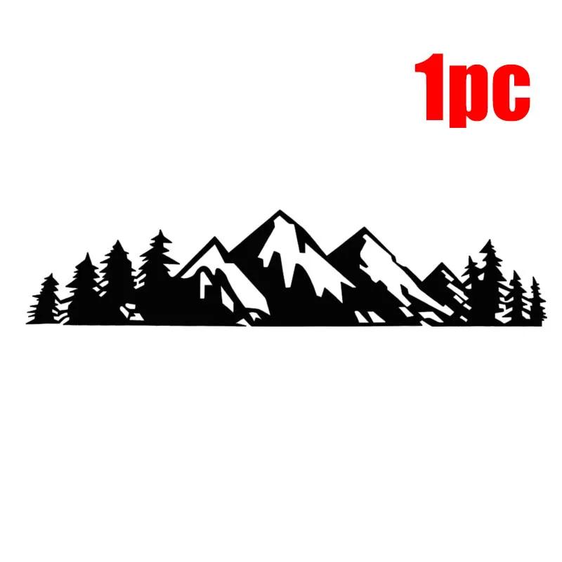 Samolepky exteriéru auta Forest Snow Mountain Styling Personalizované samolepky Auto módní dekorace Samolepky Dekorativní doplňky