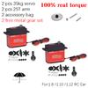 Waterproof 20kg 25kg 30kg 35kg 40kg Digital Servo Large Torque Motor Metal Gear Baja 1/8 Scale RC Crawler Car Helicop Accessori