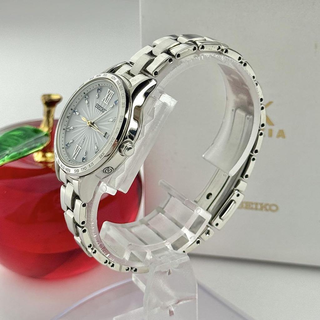 [USED] Limited Edition Seiko Lukia SSVV071 Radio Solar Women's Watch 202