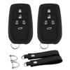 Kompatybilny z Toyota Smart Key 5 Kluczyk samochodowy Nowy Voxy Seria 90 Kluczyk Kompatybilny z Toyota Noah Seria 90 Smart Miękki Odporny na zarysowania 2 sztuki [Koaudb] Etui,