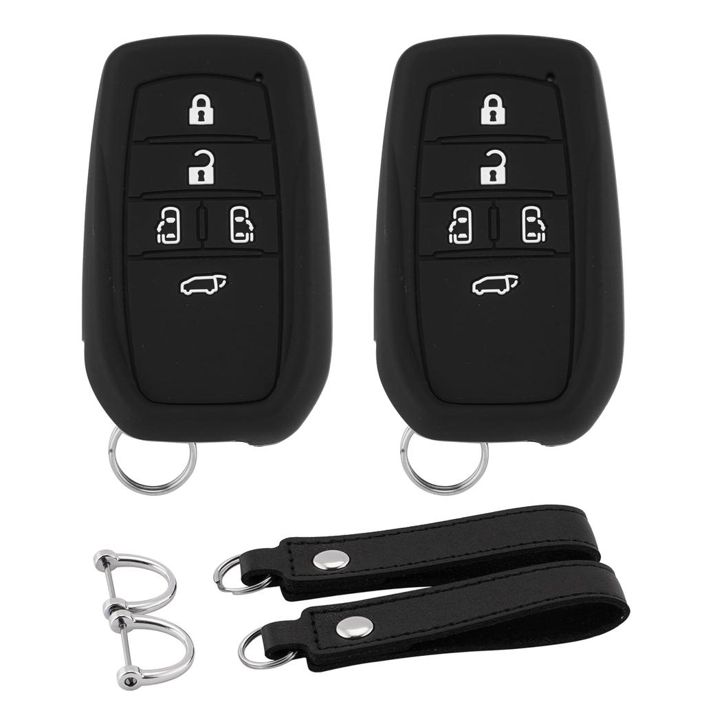 Compatible with Toyota Smart Key 5 Car Key New Voxy 90 Series Key Compatible with Toyota Noah 90 Series Smart Soft Scratch 2 Pieces [Koaudb] Case,
