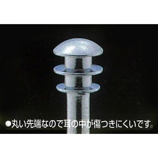 Made Japan Mink Ear Pick Woody M-3111 Natural Wood Hexagonal Cleaner Round Type Easily Removes Earwax Gentle Domestic Product (1)