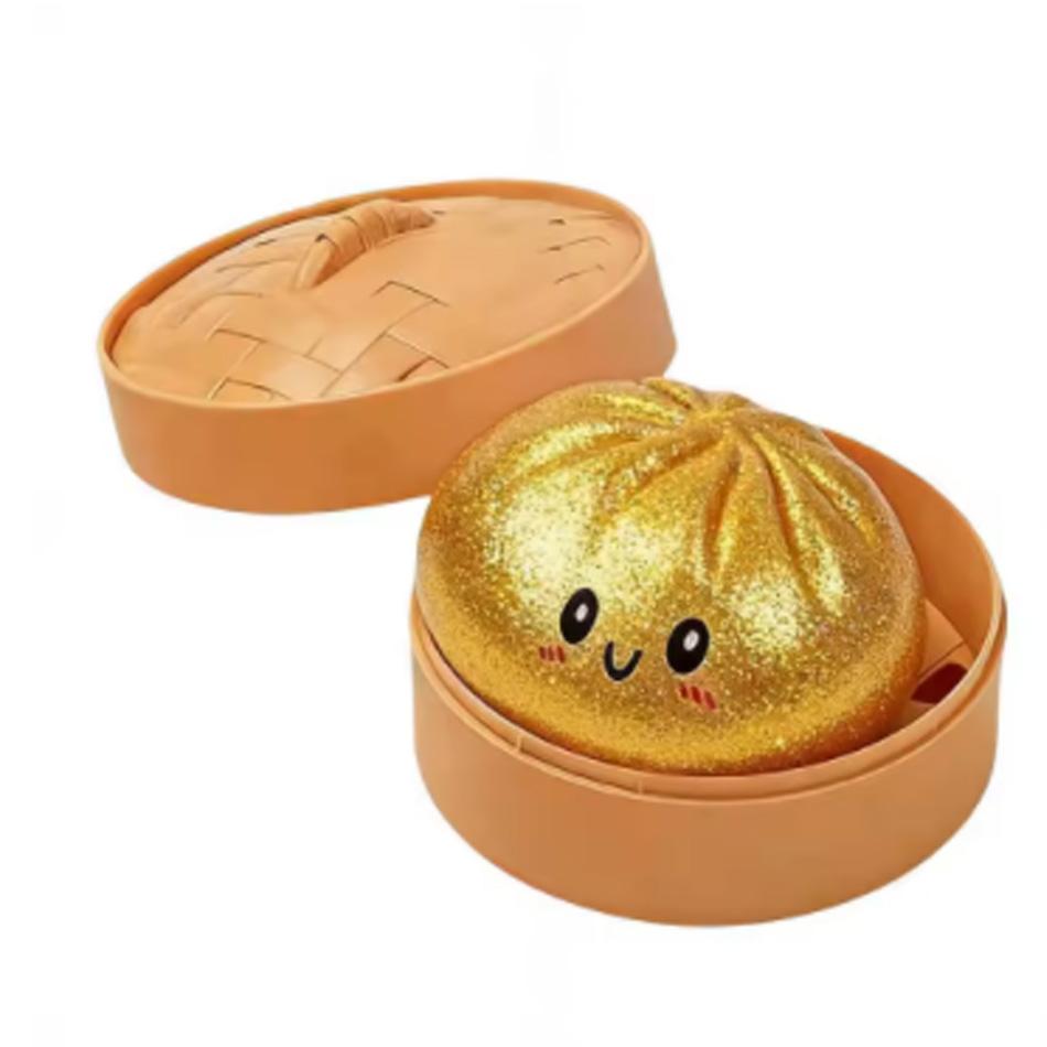 Блестящий Пельмень, Блестящий Пельмень Сквиши Коробка Пельмени Сквиши Снятие Тревоги Фиджет Мягкий Сжимаемый Тесто для Декомпрессии