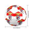 1 Stück Benfica Größe 5 Fußball Prag Hallenfußball Bunt Alle Altersgruppen Maschinengenäht PVC Wettkampfbereit Langlebig Hoher Rückprall
