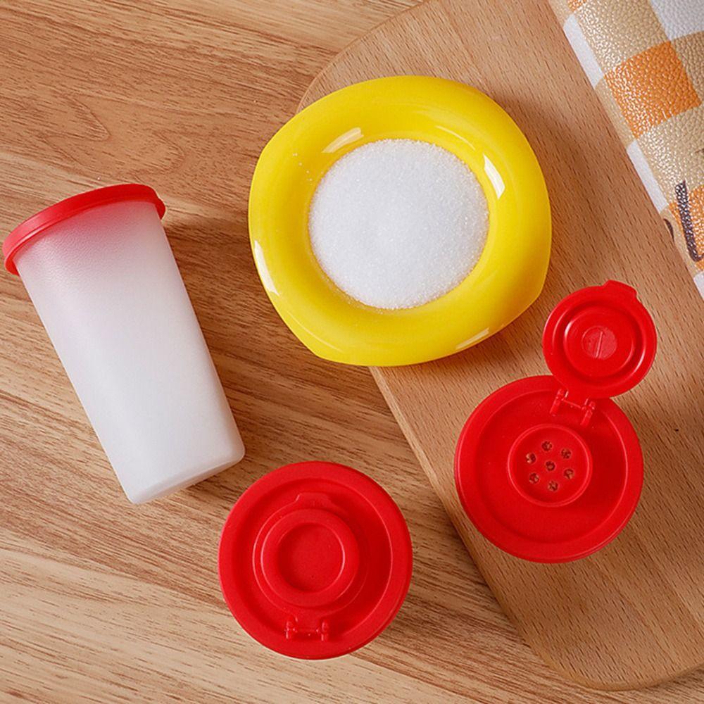Plastic Seasoning Jar Mini Spice Container Durable Salt and Pepper Spice Shaker  Salt Pepper Sugar