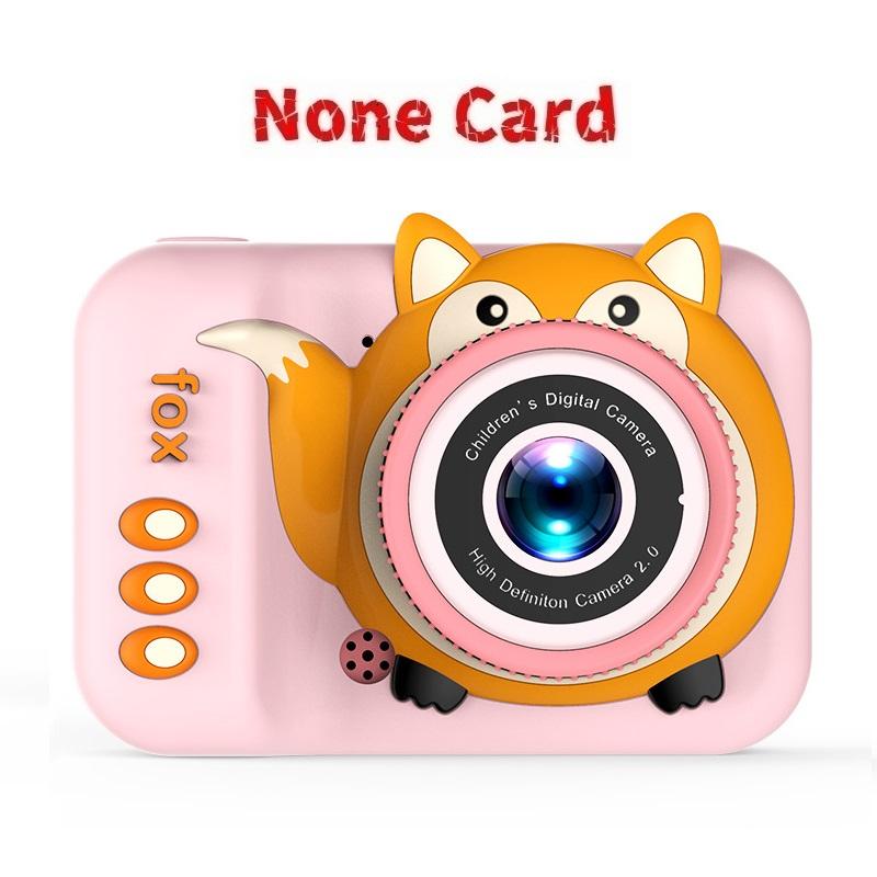 

Новый Детский Ремешок для Фотоаппарата с Мгновенной Печатью, Маленькая Зеркальная Детская Камера, Мультипликационная HD Двойная Камера, Цифровая Камера None Card розовый