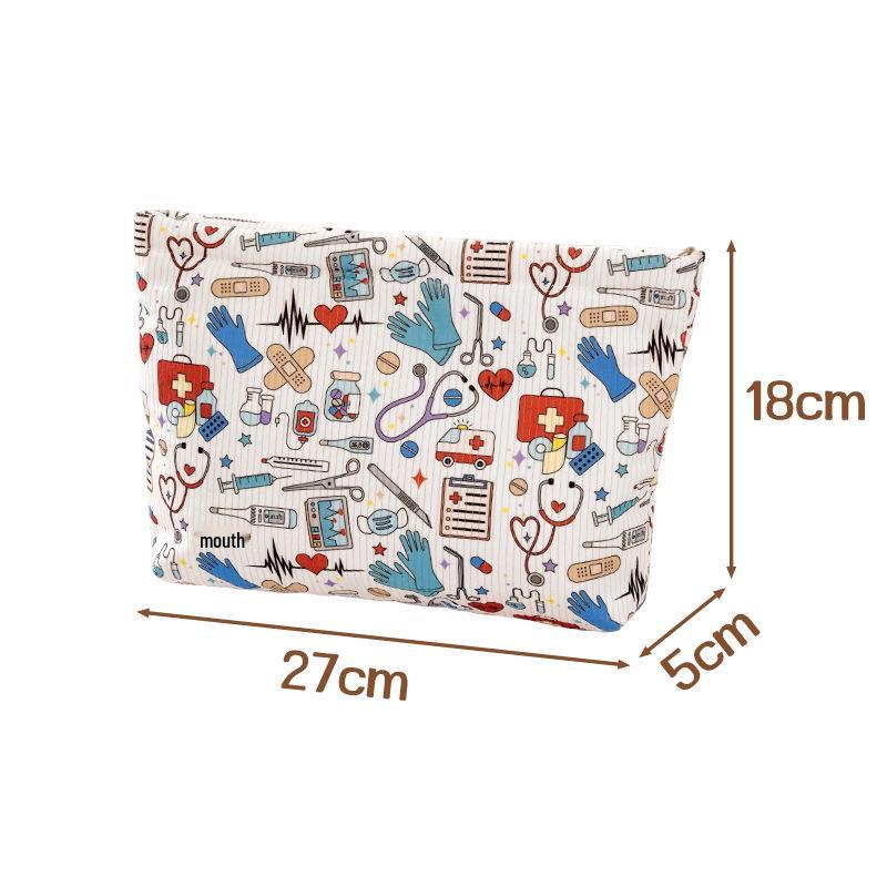 Beilian Portable Handheld Makeup Bag - Compact Clutch for Lipstick & Coins Storage