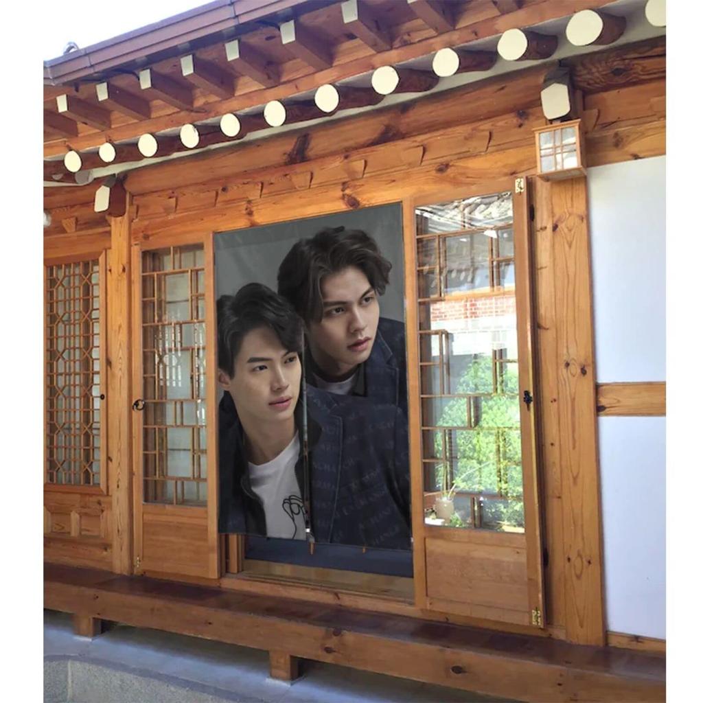 2gether Thai BL Drama Winbright Noren All Easy Entryway Privacy Screen for Living Room Curtain, Seasons, Installation, Bedroom, Bathroom, Bathtub,