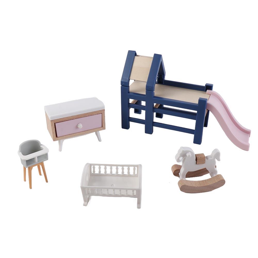 1:12 Dollhouse Wooden horse Toy Dollhouse Dollhouse Furniture  Furniture