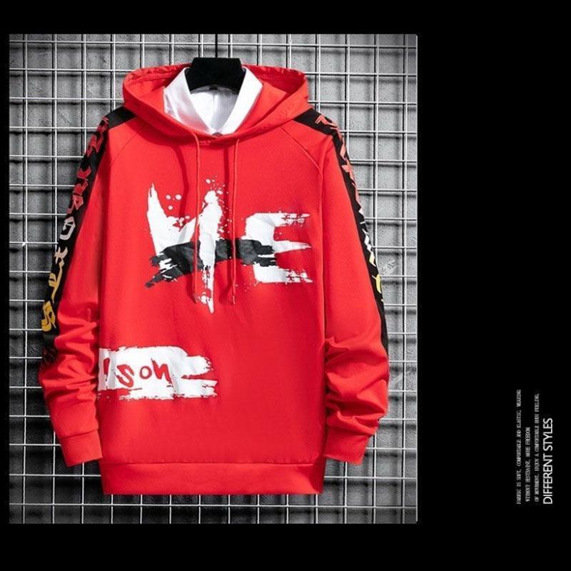Spring & Fall Men Pullover and Pants Suit Campus Clothing Hooded Sweater Casual Loose Sports Suit