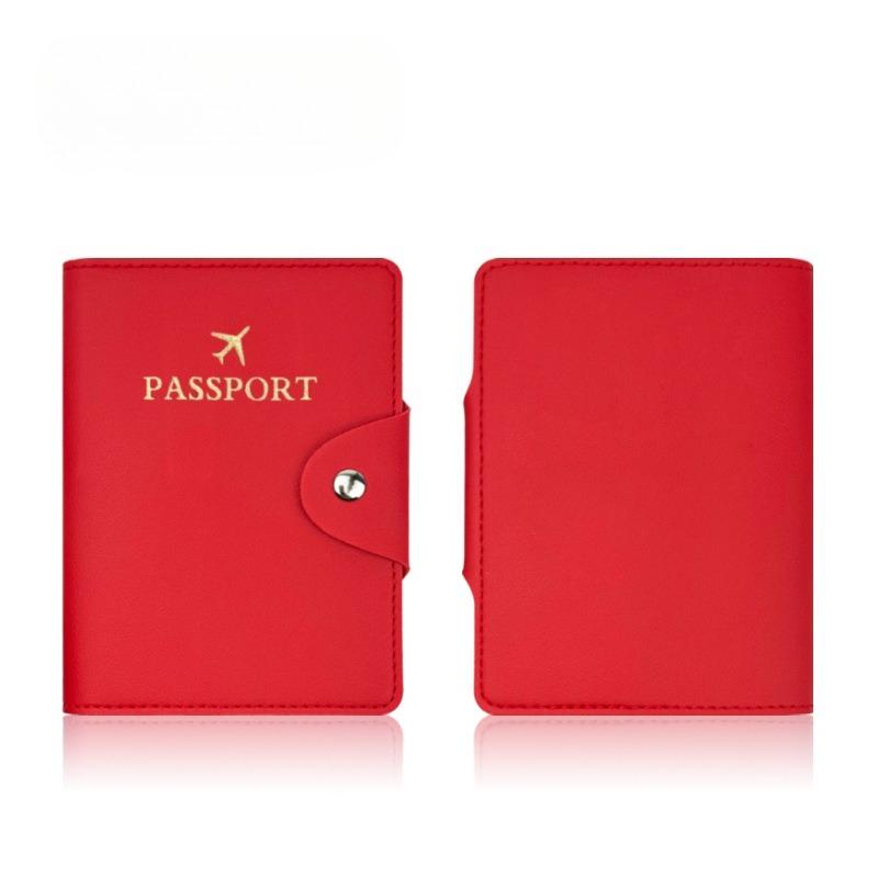 1 Stück Reisepass-Schutzhülle aus Pu-Leder, Dokumentenetui, Reisepass, Schutzhülle, Material, wasserdicht, für Frauen und Mädchen
