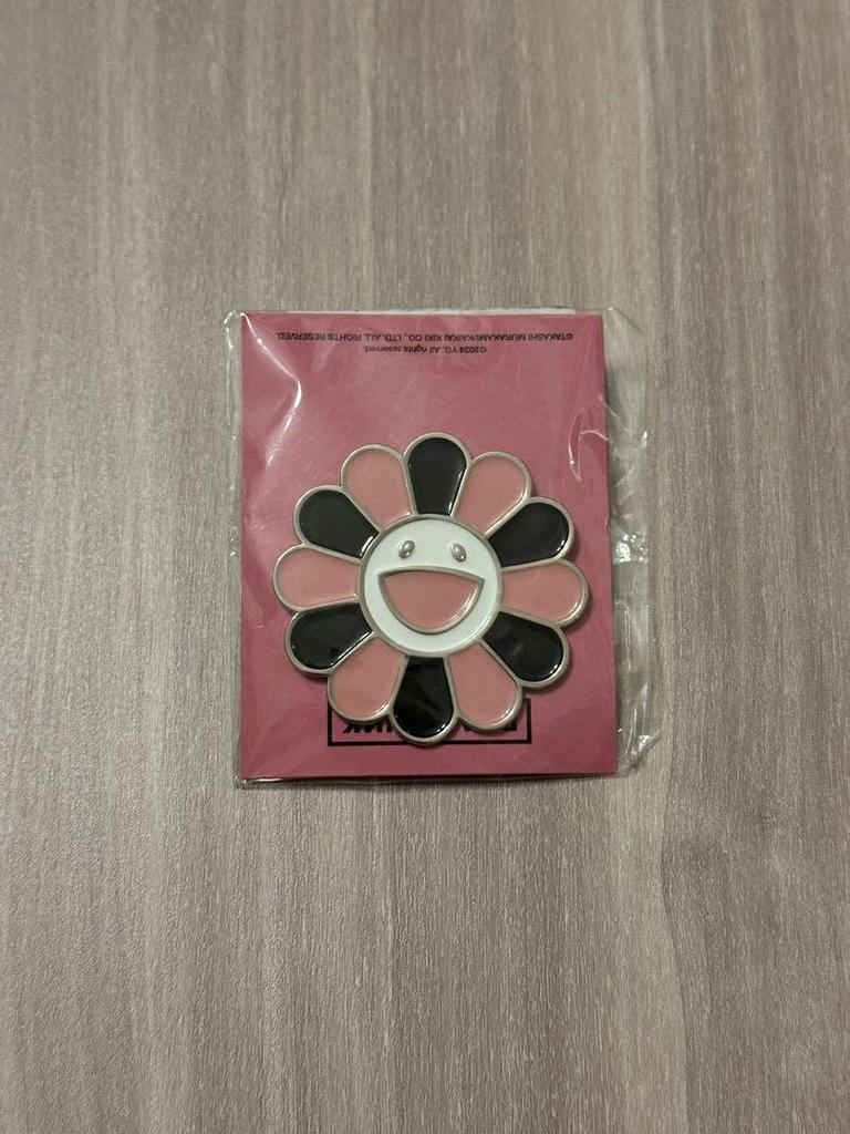 [USED] BLACKPINK Kaikai Kiki Takashi Murakami Flower Enamel Pin Badge