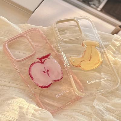Three-dimensional Small Fruit for IPhone16 for Apple 17promax Mobile Phone Case Three-dimensional 1311 Creative 14 Soft