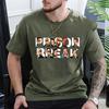 Camiseta Prison Break Tv Series Ropa Hombre Classics Vintage Streetwear Printed T-shirt Woman Y2k Clothes Camisa Cotton Tops