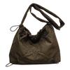 Fashion commuting large-capacity solid color tote bag women's spring and autumn new high-end textured shoulder messenger bag