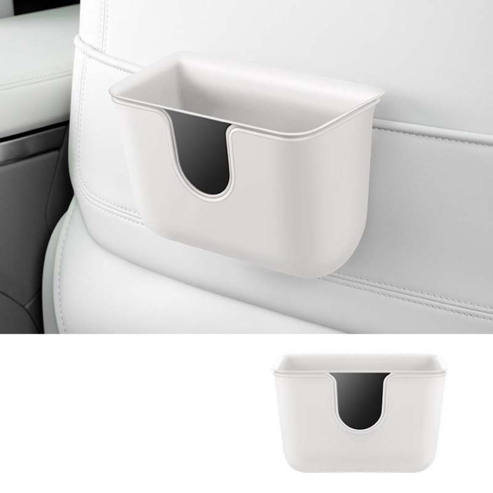 

Hanging Vehicle Garbage Bin Space Saving Car Backseat Storage Box Car Interior Accessories белый