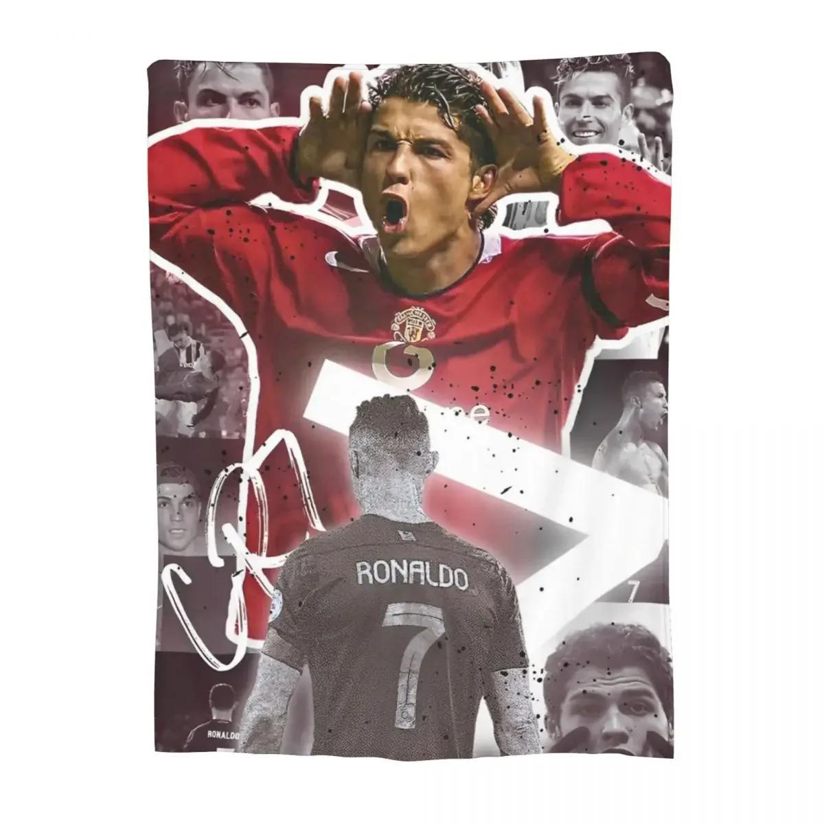 Уютное одеяло Cr7 Футбол Кристиано Мерч Декоративное для дома Cr7 Пледы Легкий Тонкий Фланелевый для Дивана 30x40in