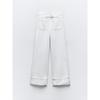 Za2024 Summer New Product Women's Clothes High Waist Slim Looking Curling Trousers Denim Loose Pants 6045043 250