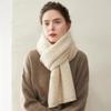 Women's 100% Pure Cashmere Scarf - Warm, Versatile, Solid Color Knit for Autumn & Winter
