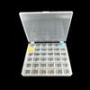 36 Compartment Plastic Bobbin Storage Box Transparent Holder for Assorted Sewing Thread Spools Home Craft Needlework Use