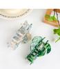 Fern Leaf Green Hawaiian Acetate Hair Claw Clip Daily Hair Accessories
