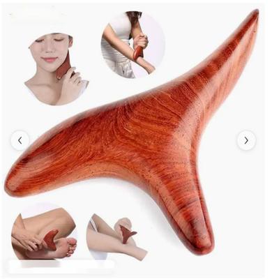 Mahogany Triangular Finch Massage Stick Foot Dialing Foot Acupoint Stick Meridian Massager Foot Dialing Tendon