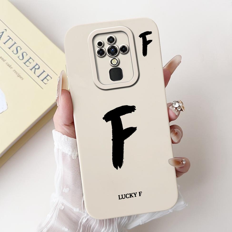 For Tecno Camon 16 16Pro CE7 CE7j CE9h Cover For Tecno Camon 16 Pro Case Simple Fashion Letters Pattern Design Silicone Bumper