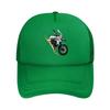 Motorcycle Art Auto  Inspired Bike Enthusiast Design Mesh Baseball Cap