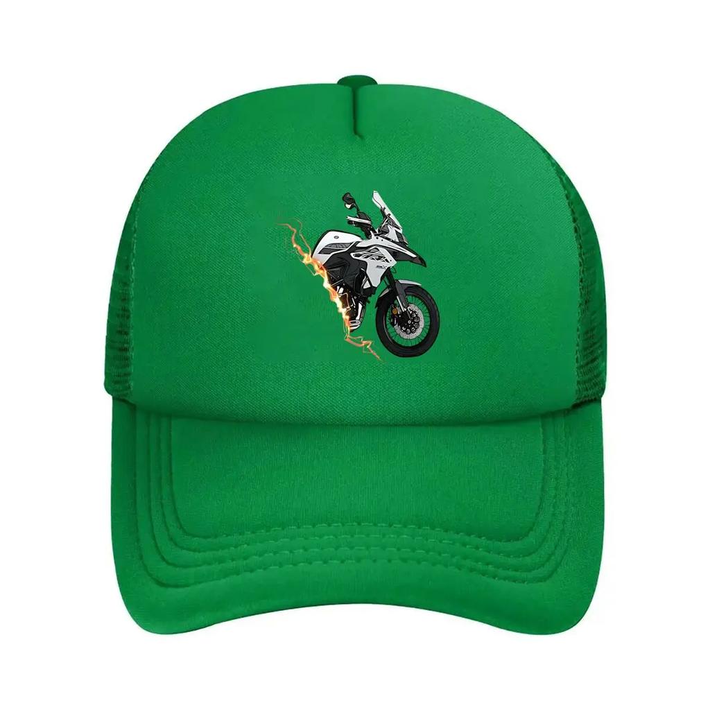 Motorcycle Art Auto  Inspired Bike Enthusiast Design Mesh Baseball Cap