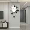 Silent Wall Clock, WM863 (42*70cm), High-End Design for Living Room, Home, Restaurant, or Sofa, Modern, Simple, and Fashionable, Creative Wall Clock