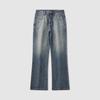 Gradient Wide-leg Jeans for Boys' Spring and Summer New High Street Straight Floor Trousers