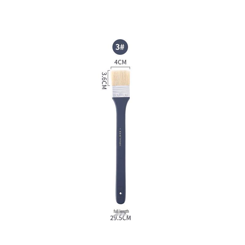 Extended Handle Boar Bristle Paint Brush for Wall and Oil Painting